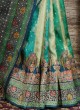 Wedding Wear Banarasi Silk Saree With Unstitched Blouse